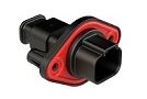thermoplastic DIP Connector with various terminal options designed to operate in temperature ranges from minus 55 to plus 125 degrees Celsius