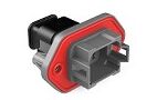 DIP Connector featuring grey thermoplastic housing and various terminal configurations engineered for in wide temperature ranges