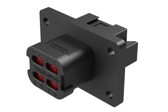 Amfenol AT04-08PA-LE11 Mannelijke receptacle rechthoekige connector Originele fabriek verzegelde verpakking uitgerust met betrouwbare IP67 graad ingang bescherming